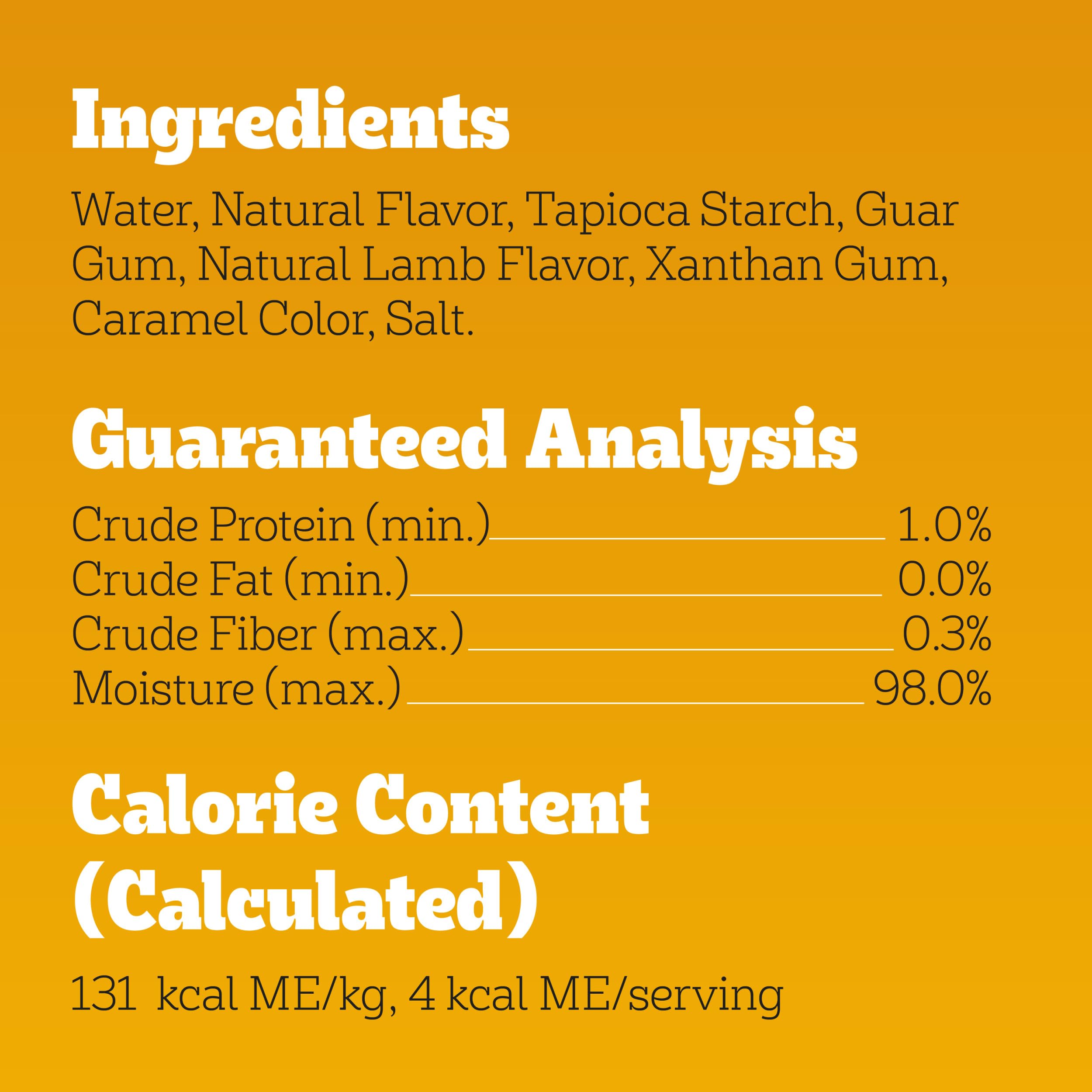 Pedigree Drizzlers delivers 4 calories per serving for mindful indulgence