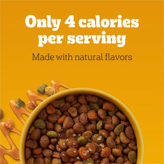 Pedigree Drizzlers kibble coating preserves crunch with savory sauce.
