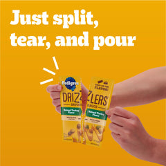 Pedigree Drizzlers turkey flavor topper adds tasty kibble boost.