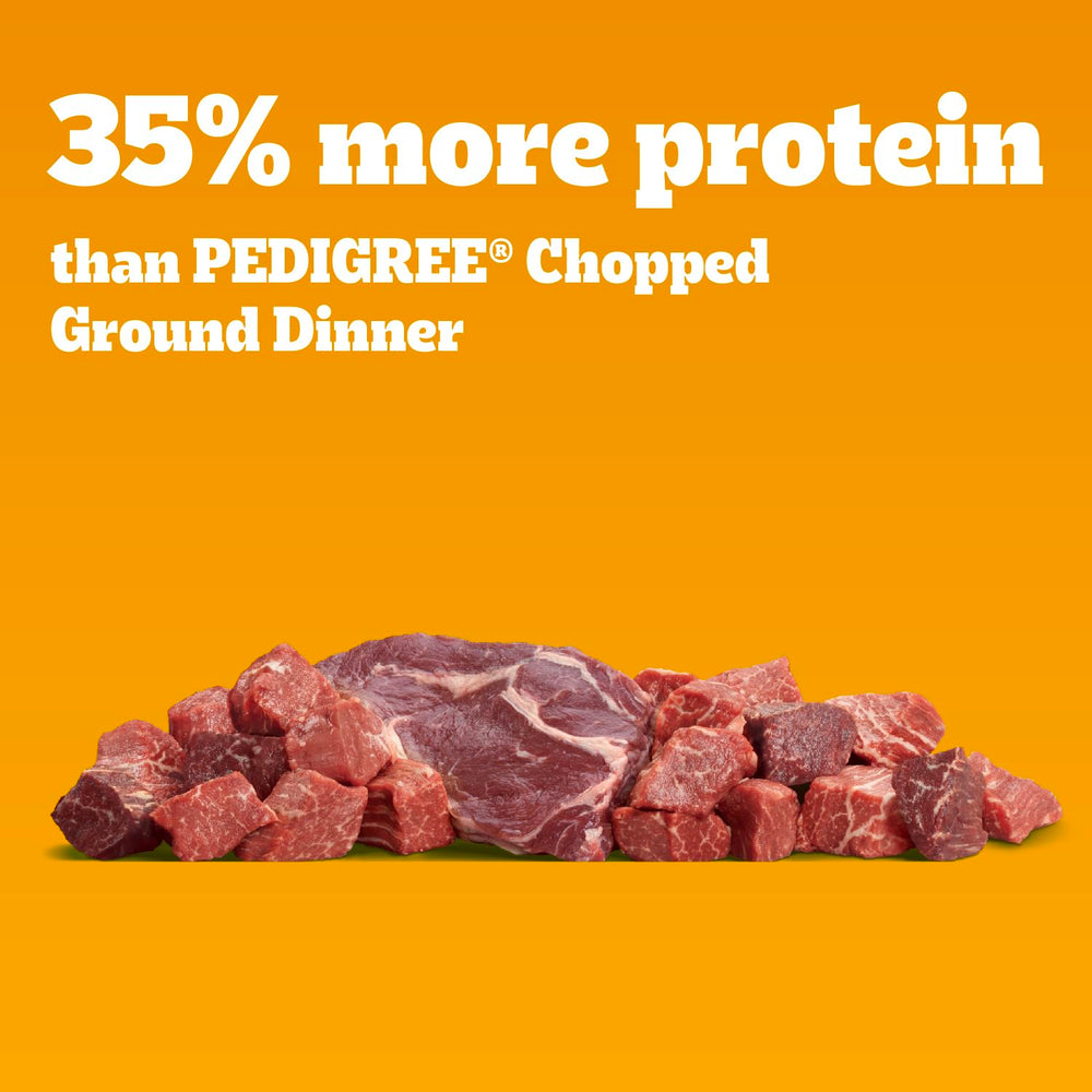 Pedigree High Protein adult-soft canned food ready for serving