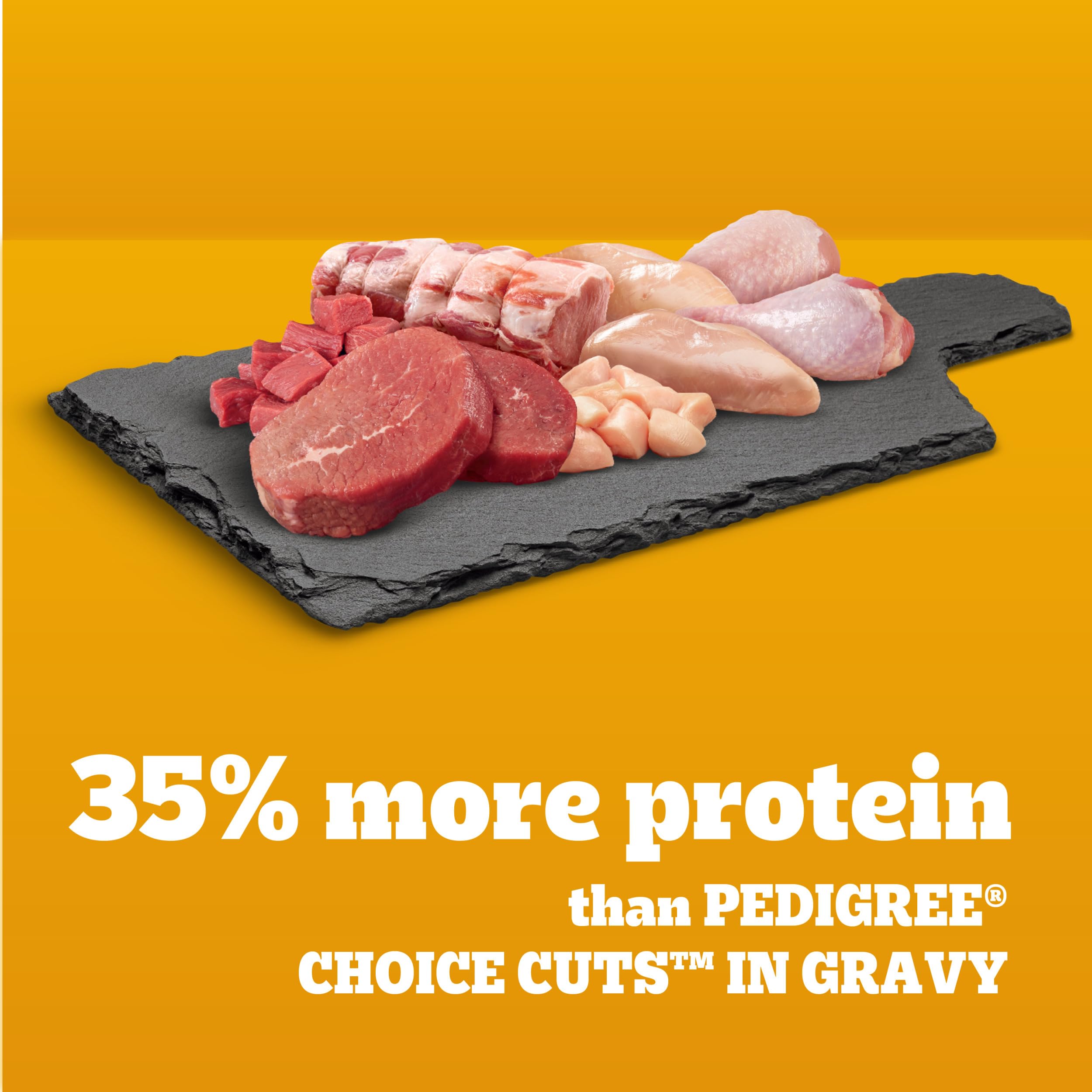 Pedigree High Protein manufacturing note about zero waste to landfill.