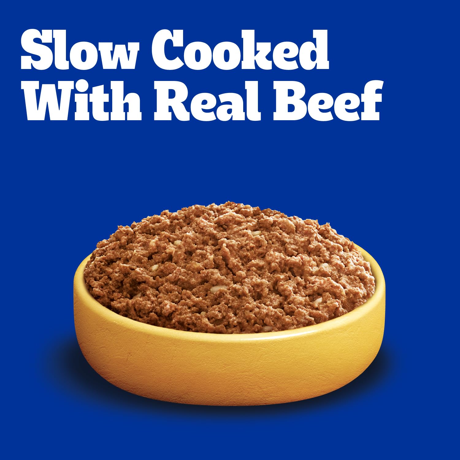 Pedigree High Protein real beef-bison as slow-cooked goodness in a can