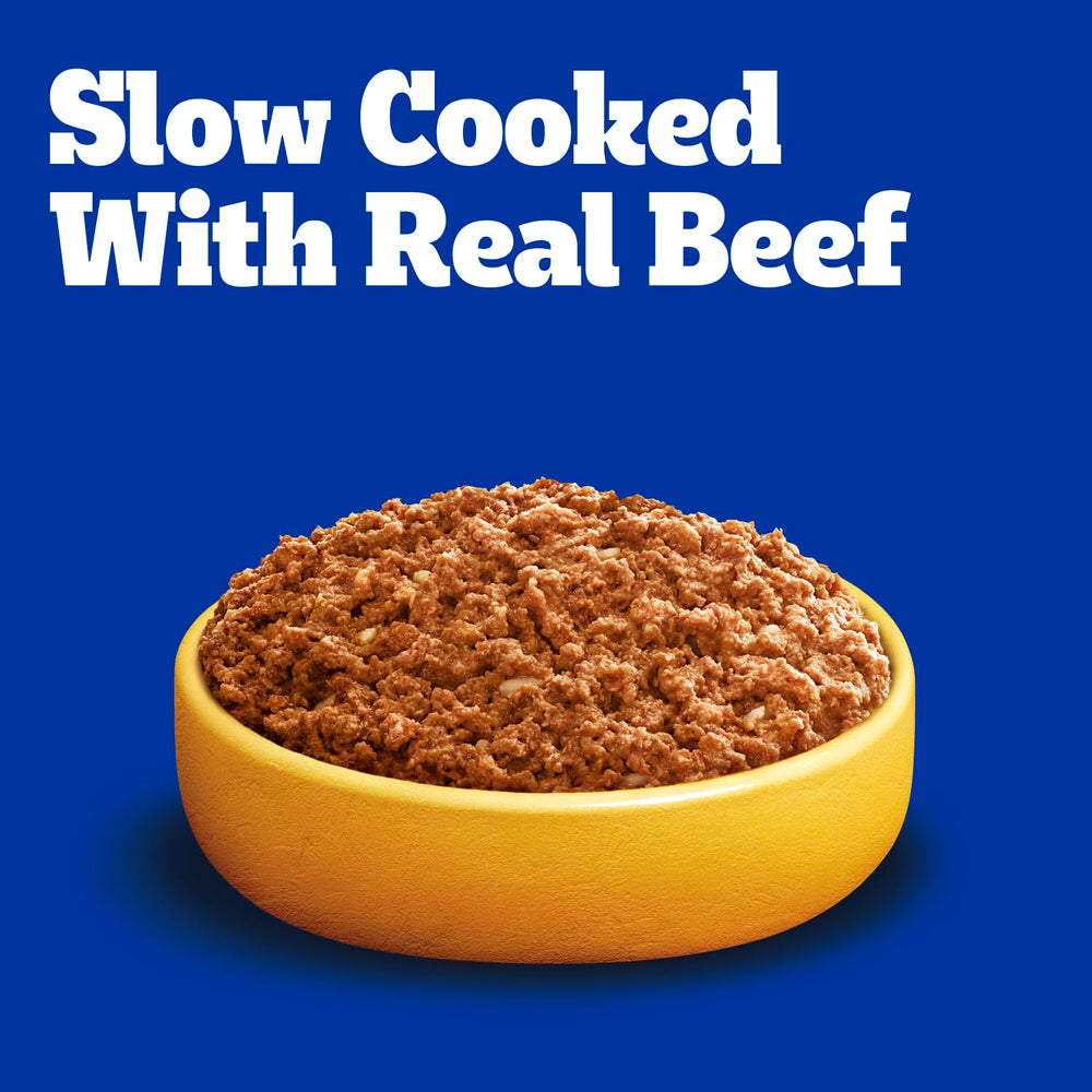 Pedigree High Protein real beef-bison as slow-cooked goodness in a can