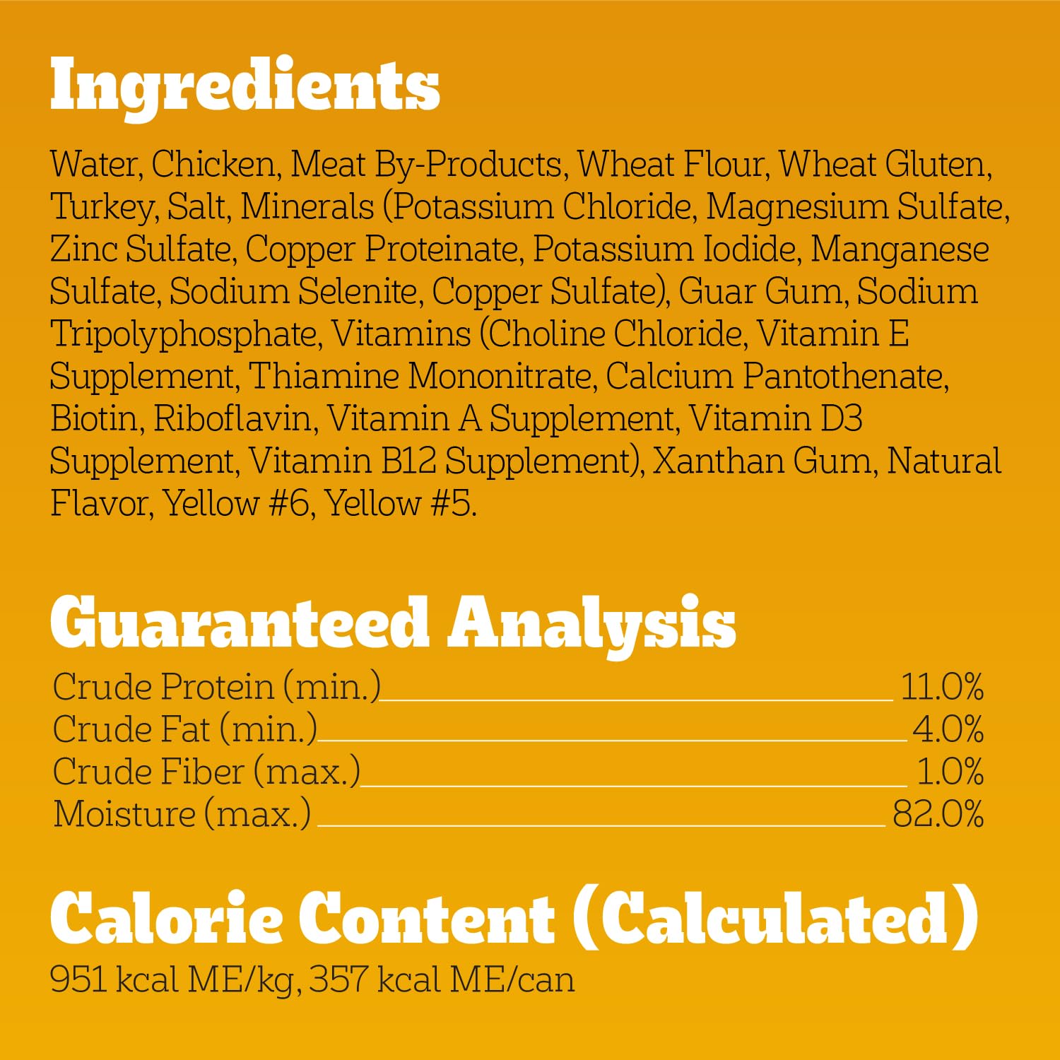 Pedigree made-in-USA ingredients tag highlights quality sourcing and trust.
