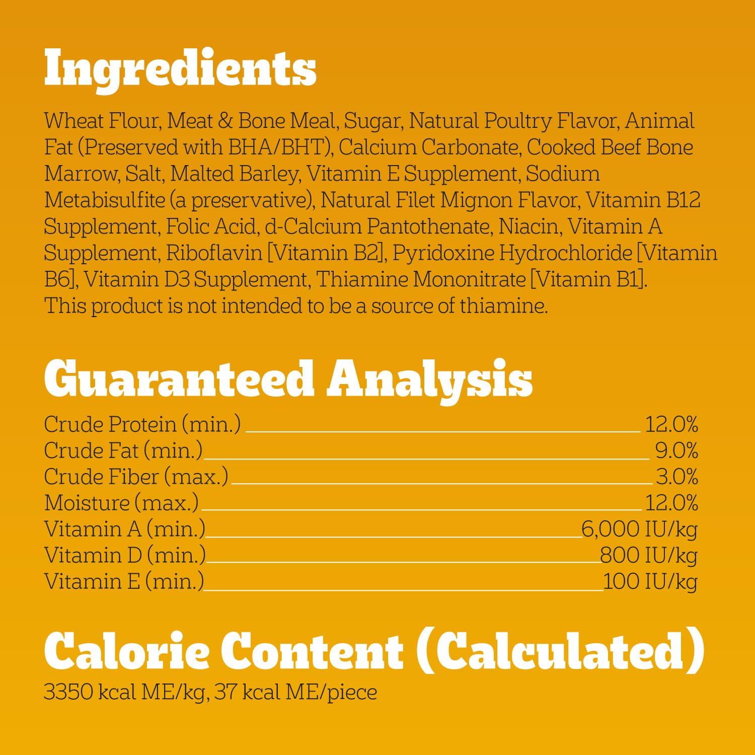 Pedigree MarroBone vitamin-enriched dog treats for daily snacking.