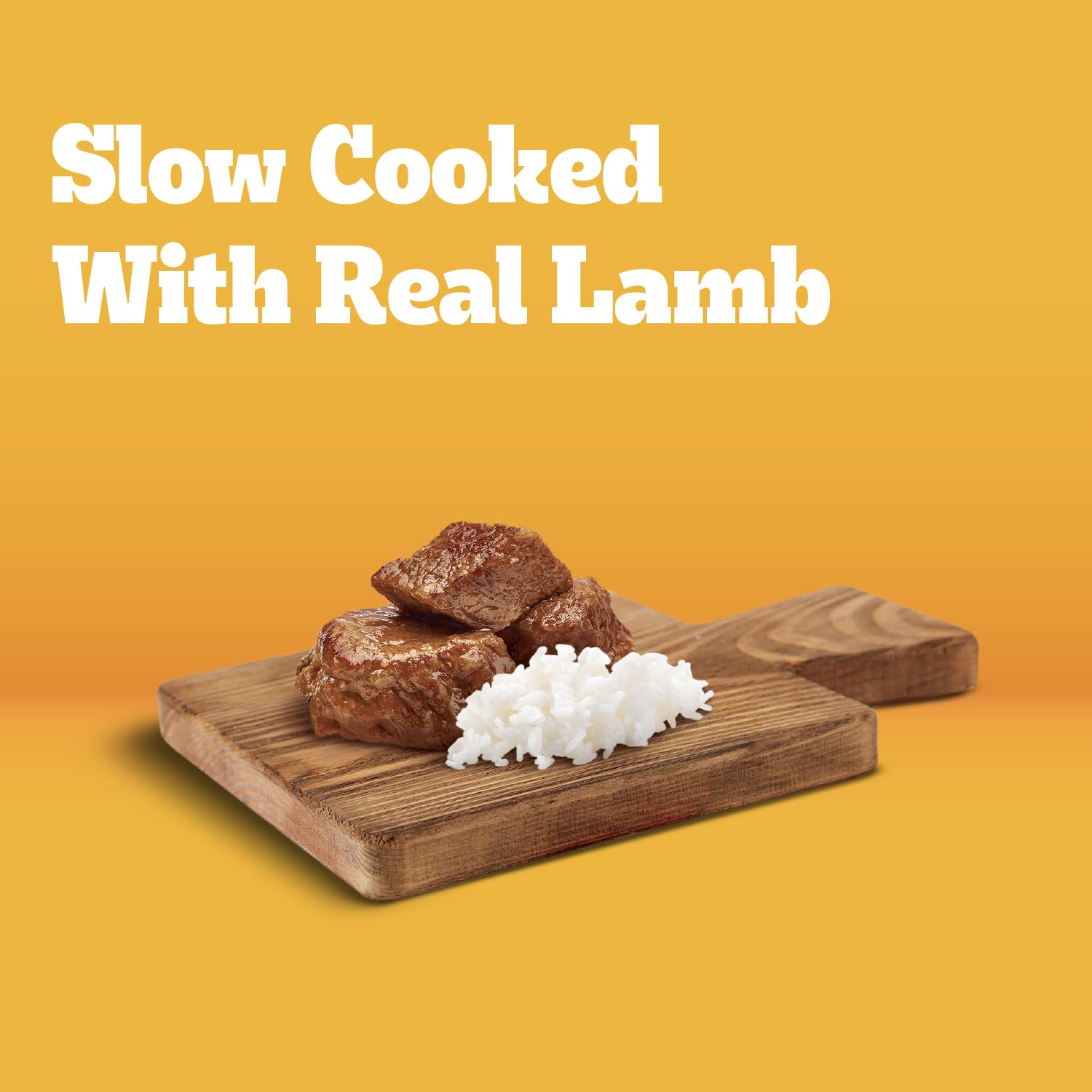 Pedigree Puppy Chopped Ground Dinner lamb and rice served in a bowl for balanced nutrition.