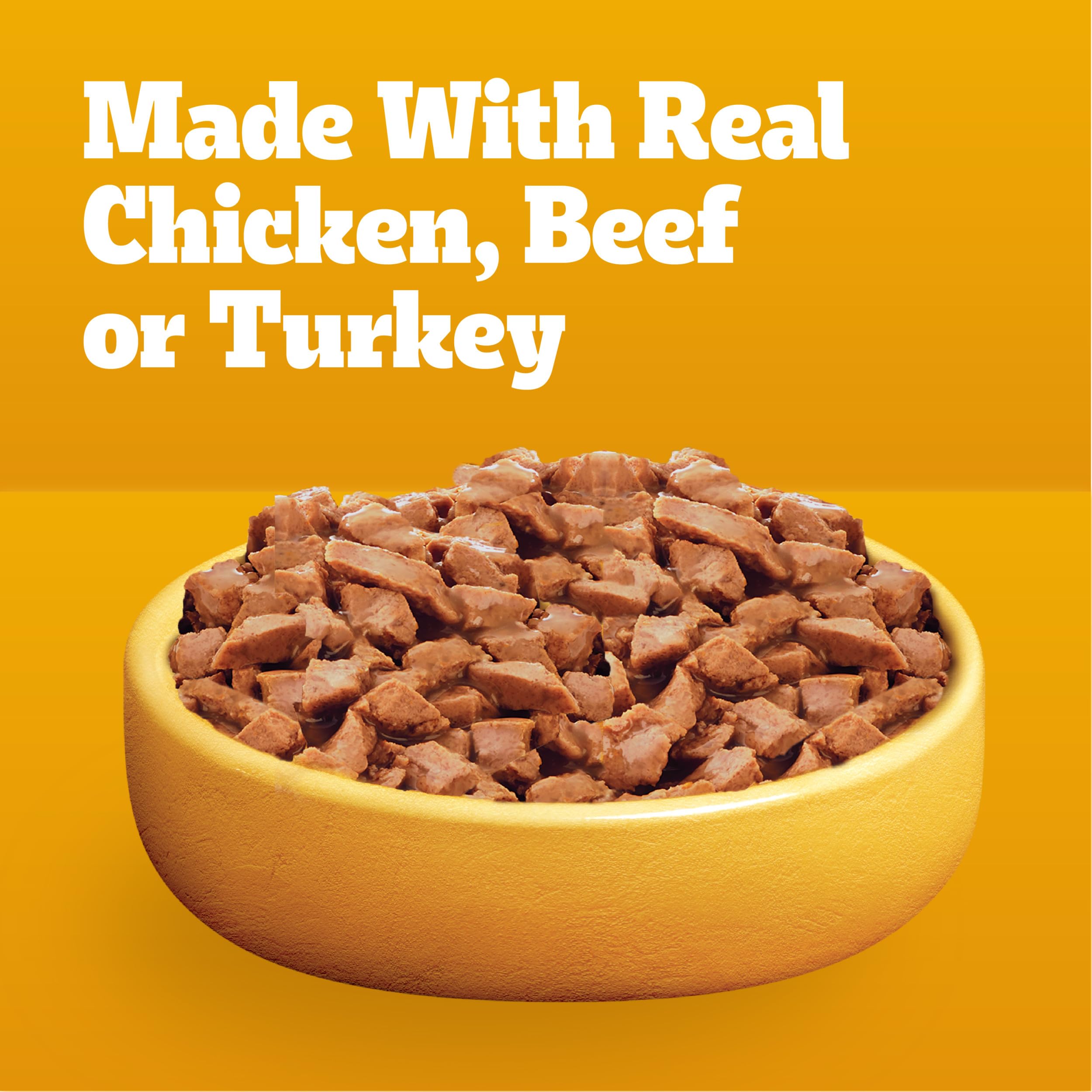 Pedigree Puppy Morsels in Sauce 3.5 oz pouch, convenient feeding for busy days.