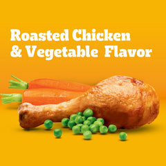 Pedigree Roasted Chicken and Vegetable kibble showcases quality protein and real ingredients.