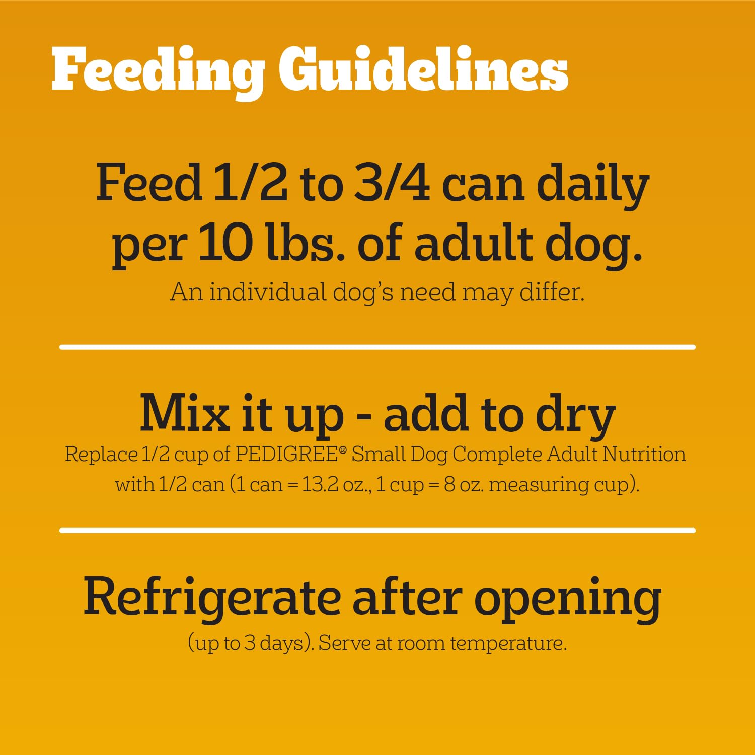 Pedigree small dog mealtime promotes active lifestyle