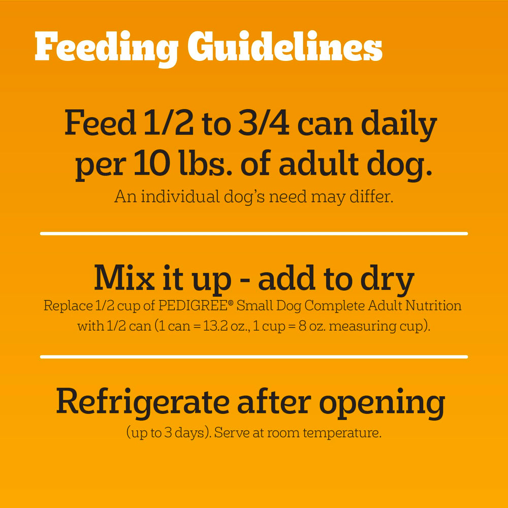 Pedigree small dog mealtime promotes active lifestyle