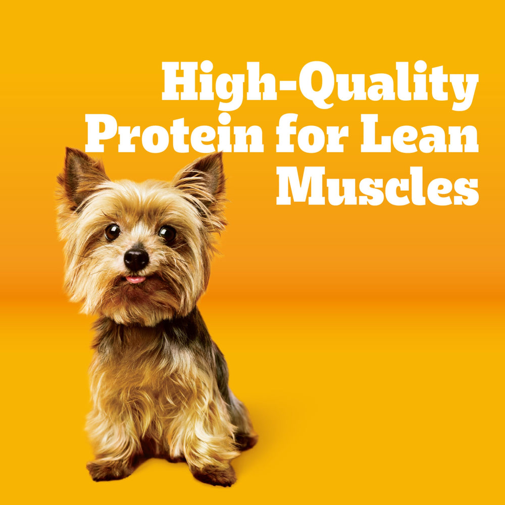 Pedigree Tender Bites small-breed kibble texture and shape for interest