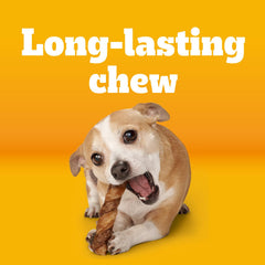 Twisty Chews chicken beef twist texture showing dense bite and flavor appeal