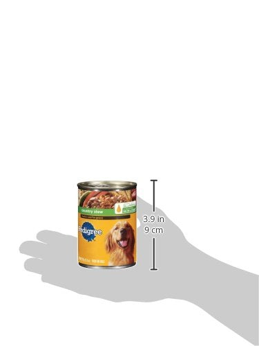 Pedigree wet dog food Country Stew served in a bowl highlighting flavor and moisture.