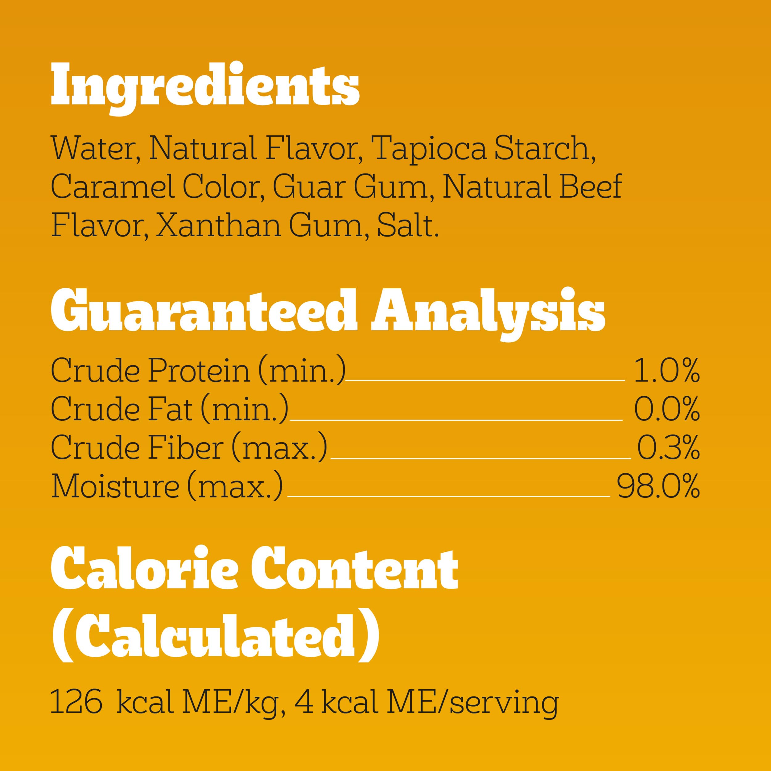 Pedigree Drizzlers packaging with dual-serving design for flexible feeding.