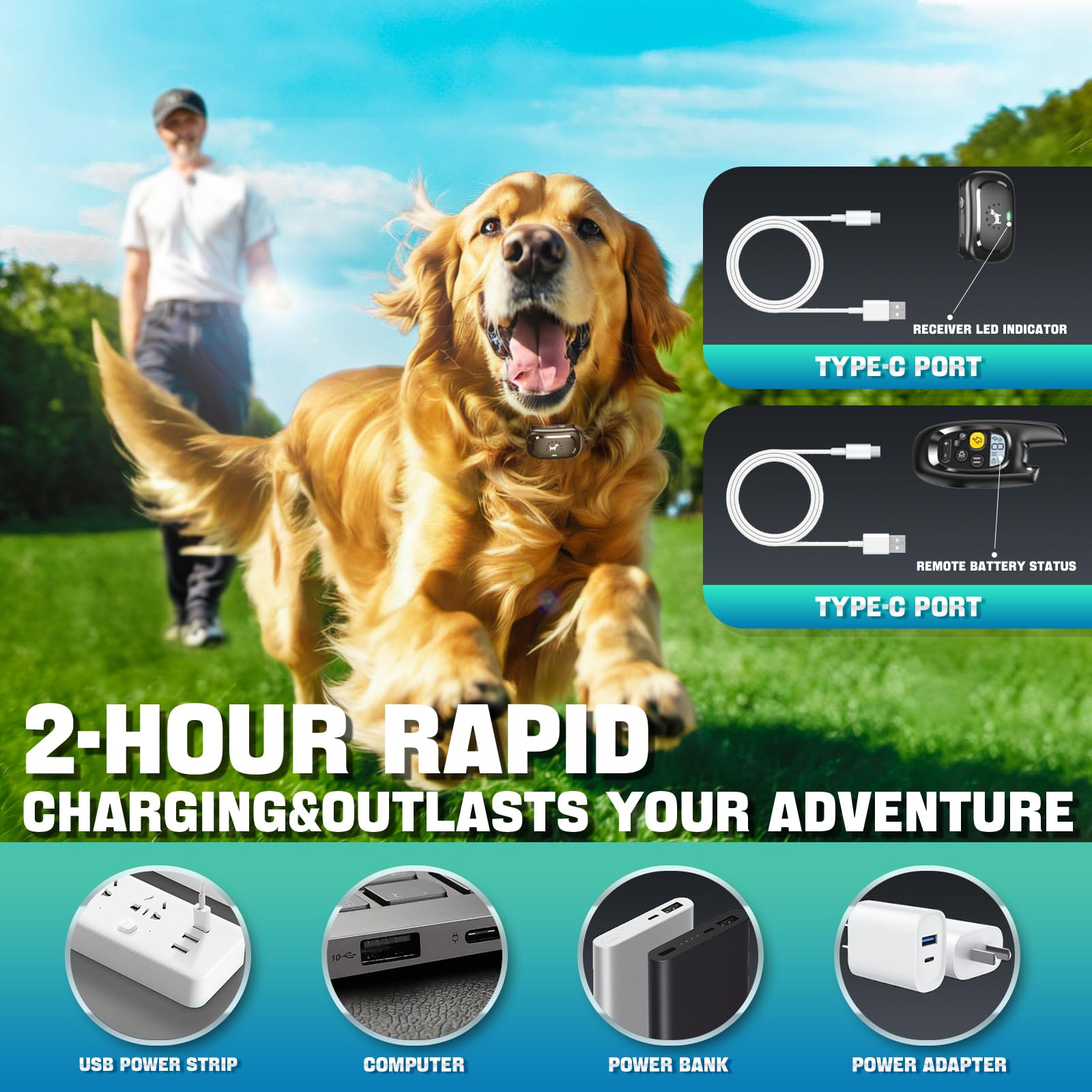 Pedono fast charging remote image emphasizes quick power up
