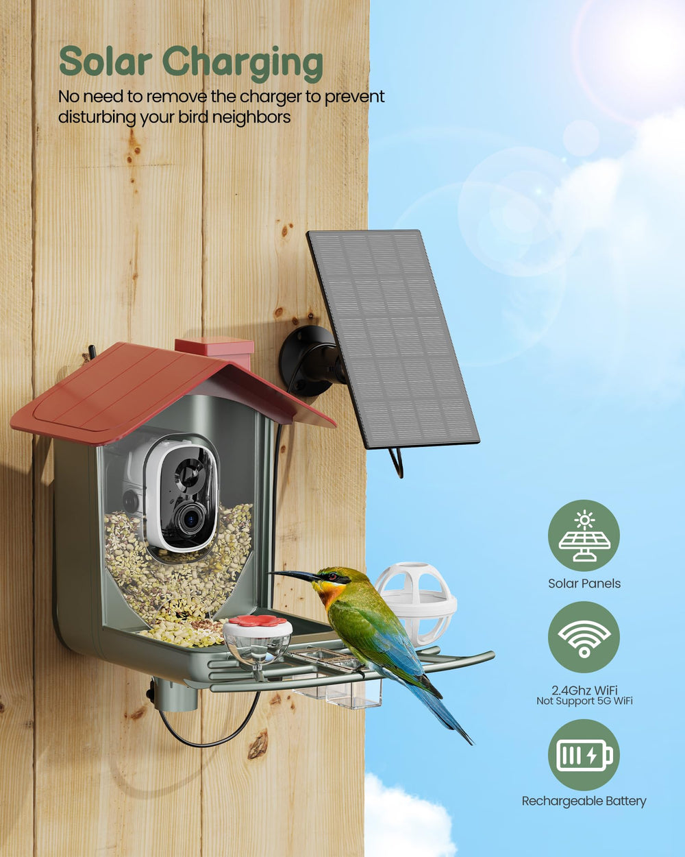 PEEIPM Wifi Sharing Bird Neighborhood connects you to fellow bird lovers.