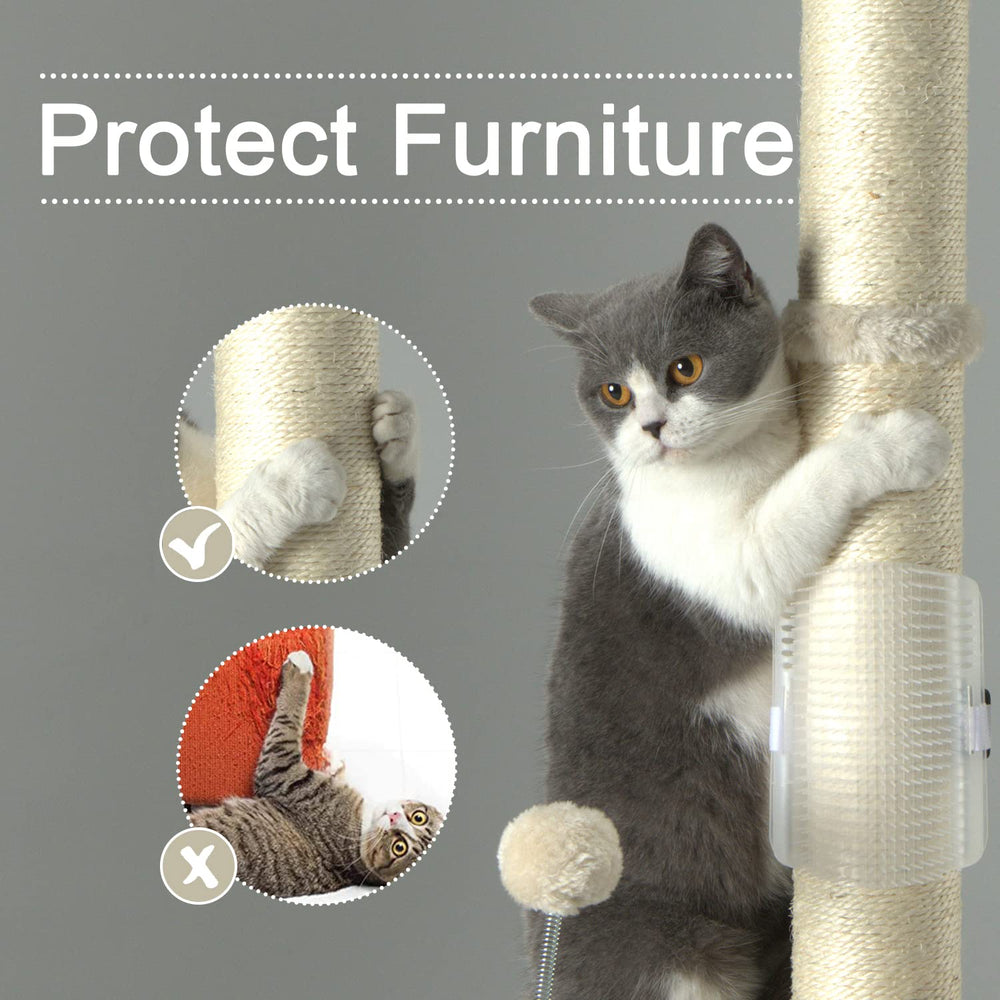 PEEKAB 32in cat hanging-ball feature invites playful interaction and exercise.