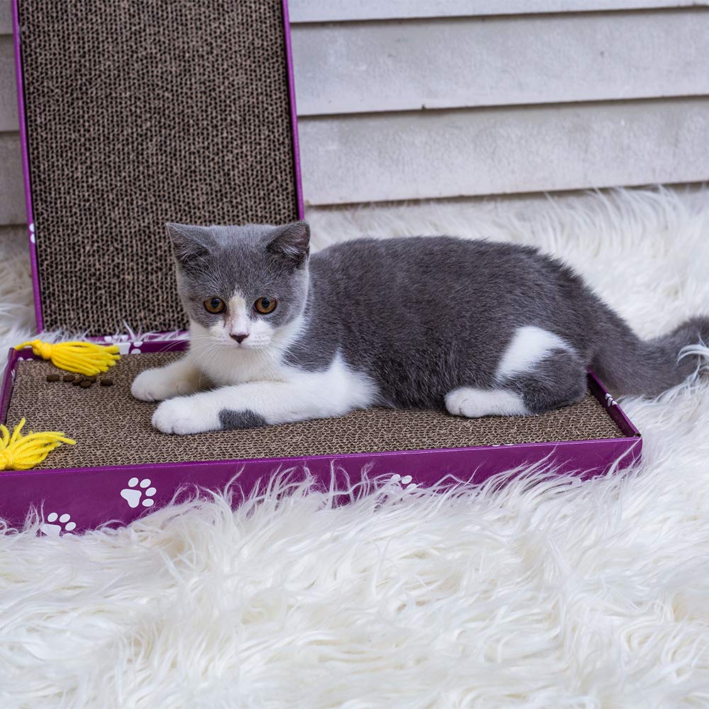 PEEKAB cat-scratcher-wide-unfolded-view displays full dimensions and layout.