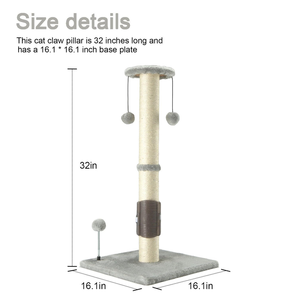 PEEKAB sturdy square base keeps the post stable