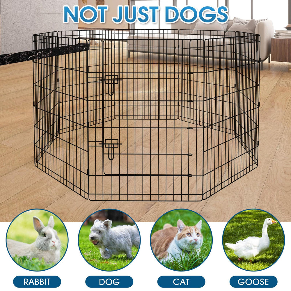 Peekaboo pet playpen waterproof mat is easy to clean and reuse