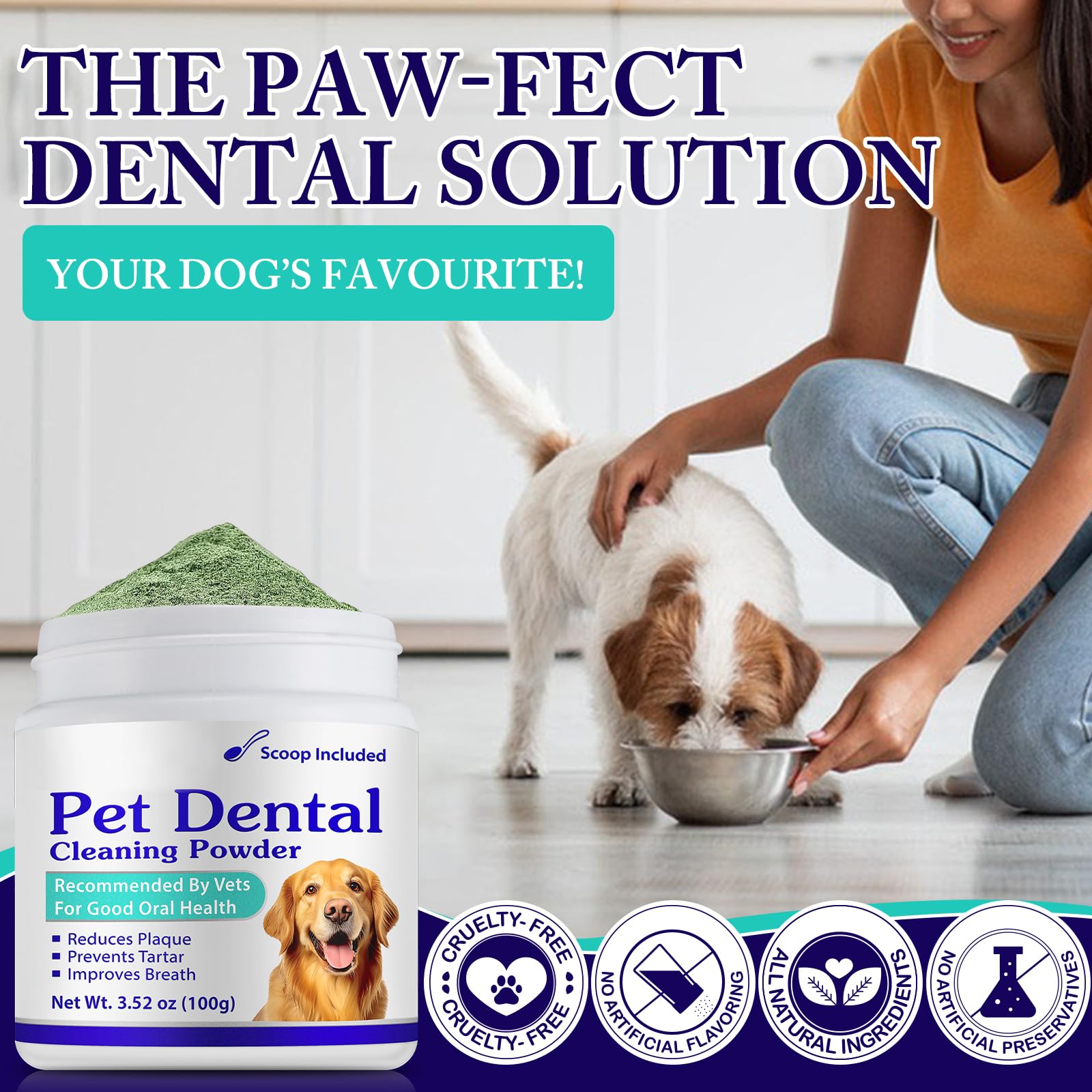 Peesnb universal dog cat dental care for all breeds and life stages.
