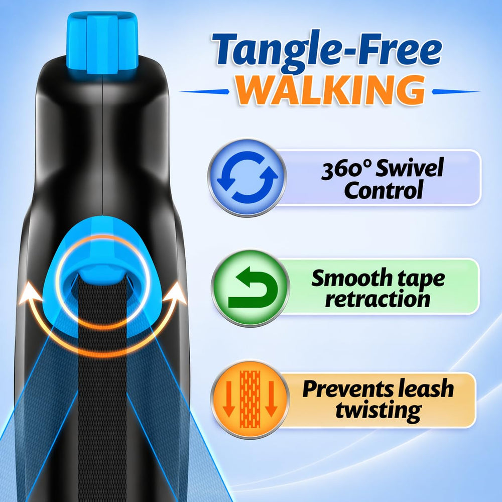 Peflex leash fits dogs from 10 to 120 lbs.