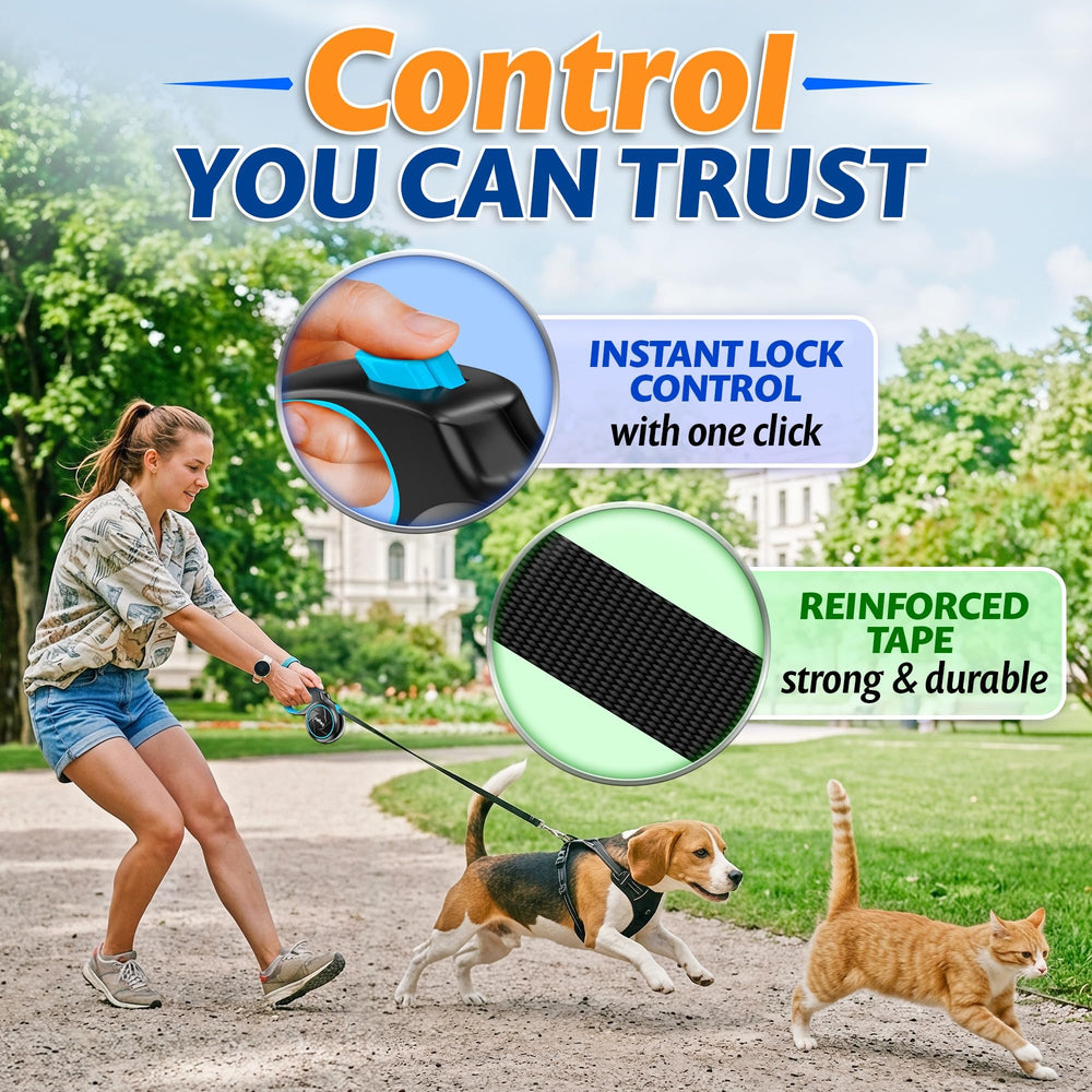Peflex one-click brake and lock provides instant stopping when needed.