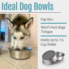PEGGY11 dishwasher-safe stainless steel bowls on counter emphasizing durability.