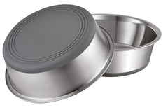 Peggy11 nonslip dog bowl top view for easy filling and reduced mess.
