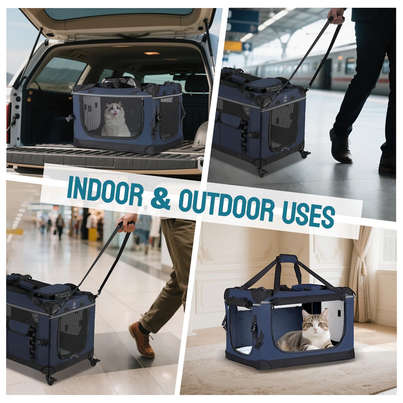 PEGIC collapsible design stores compactly when not in use.