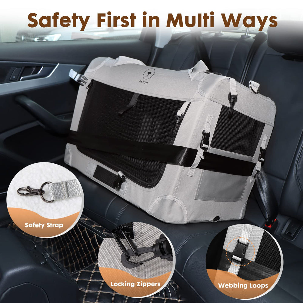 PEGIC extra-large interior with breathable mesh windows for comfort
