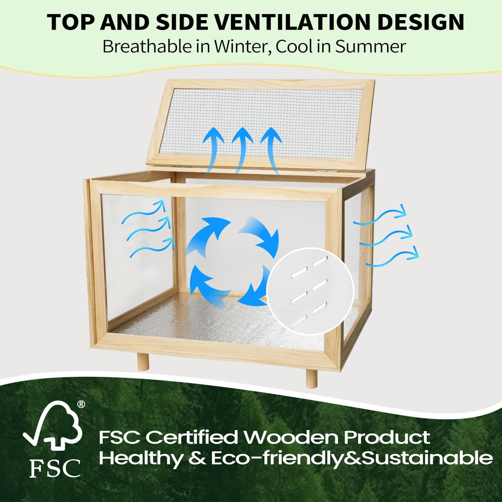PEJOYT large hamster cage reinforced ventilation supports fresh air flow.