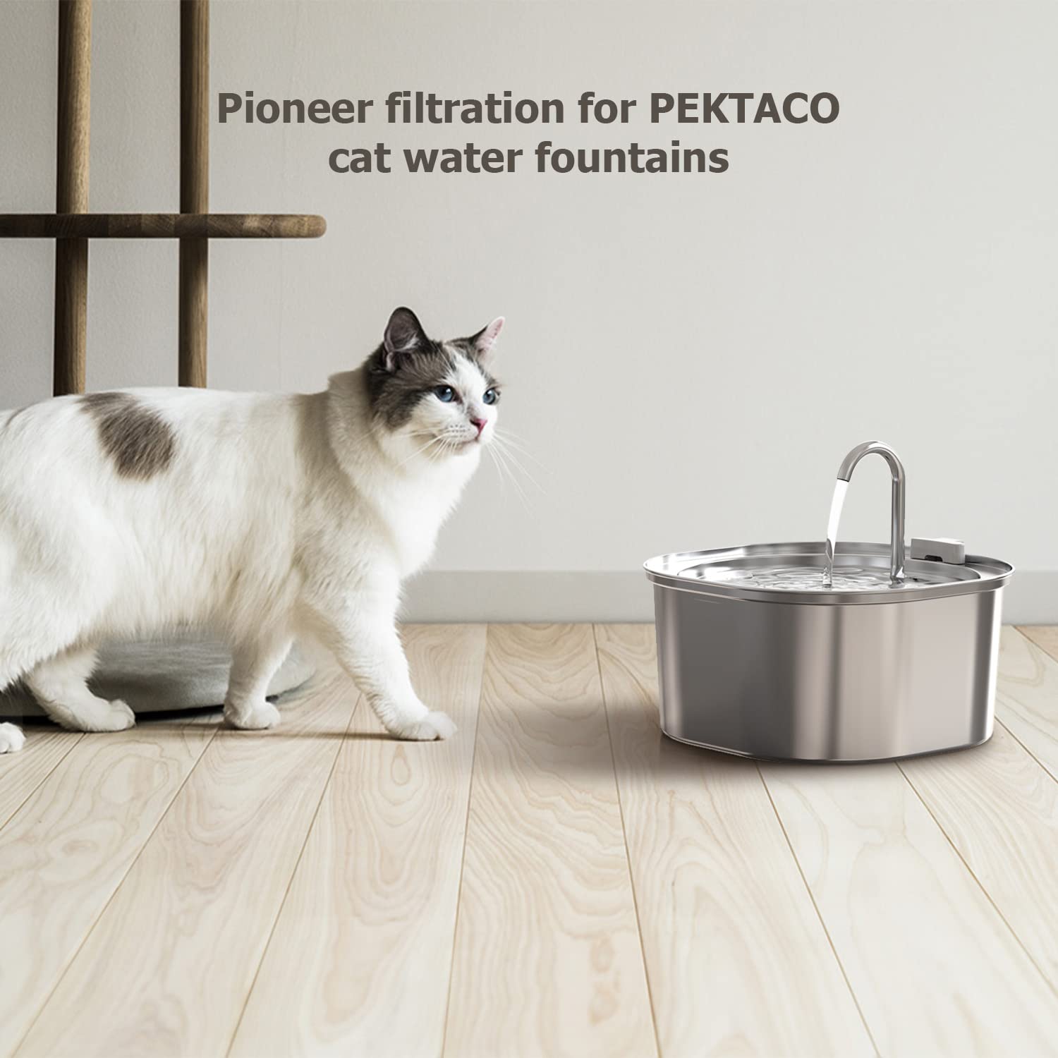 PEKTACO 24-hour support backs fountain maintenance and questions.