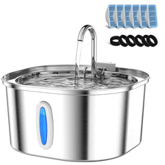 Pektaco cat fountain with flowing water to promote hydration