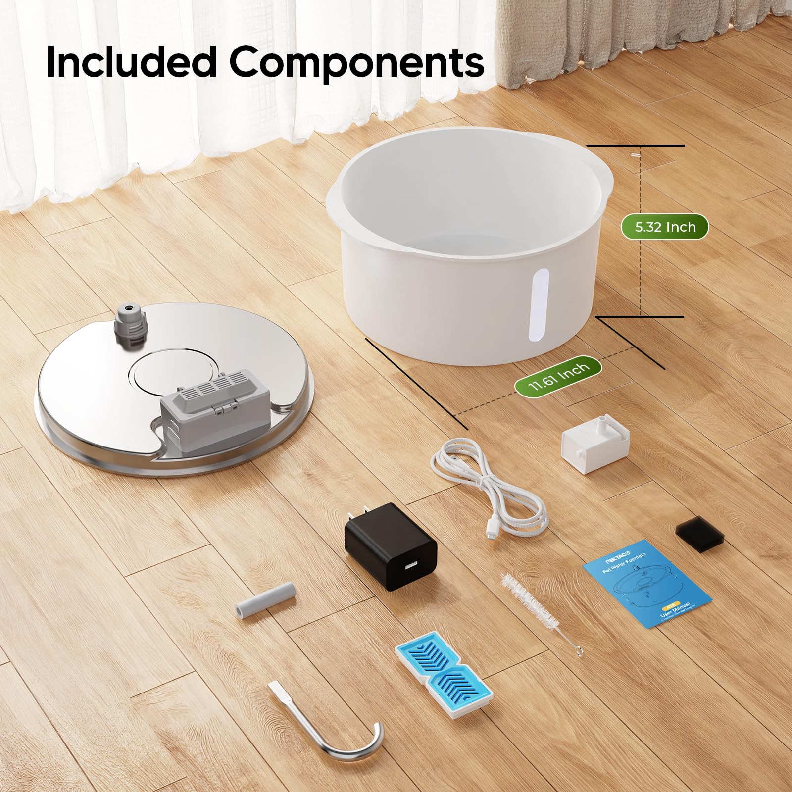 PEKTACO detachable design makes thorough cleaning quick.