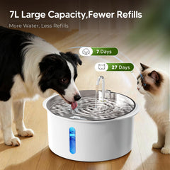 PEKTACO four-stage filtration system keeps water clean and fresh.