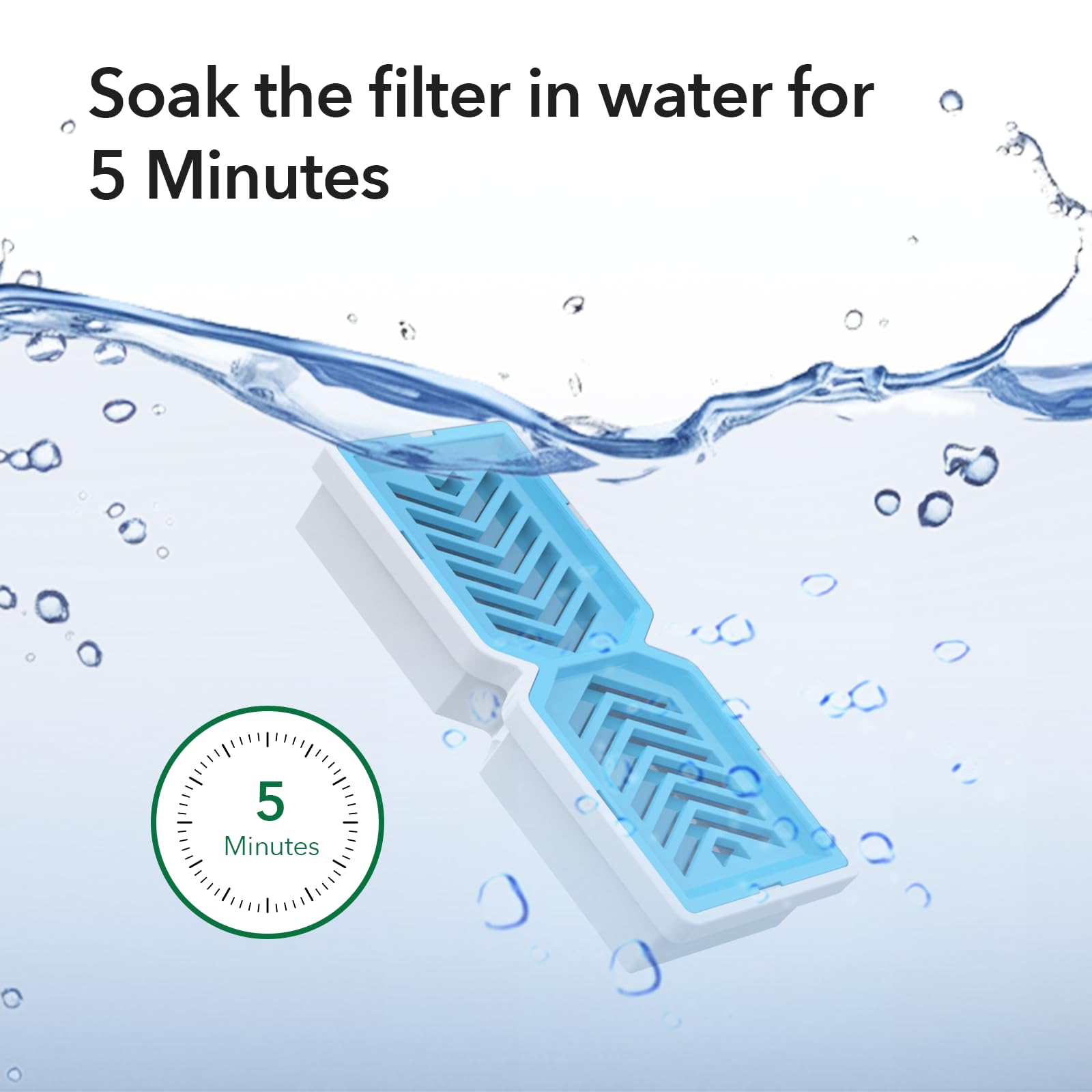 PEKTACO multi-layer filtration system delivers cleaner fountain water.