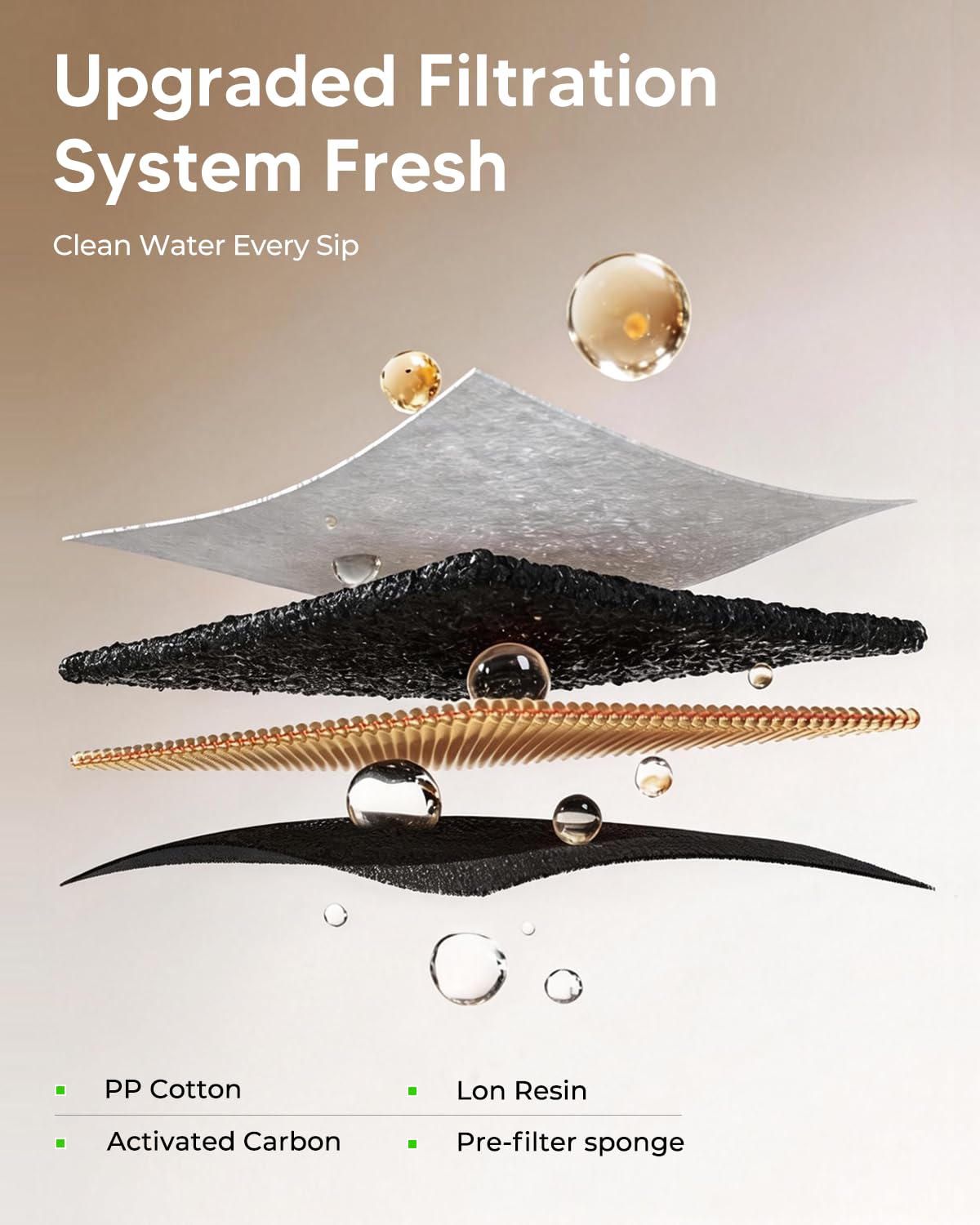 Pektaco stainless steel surface resists rust and cleans easily