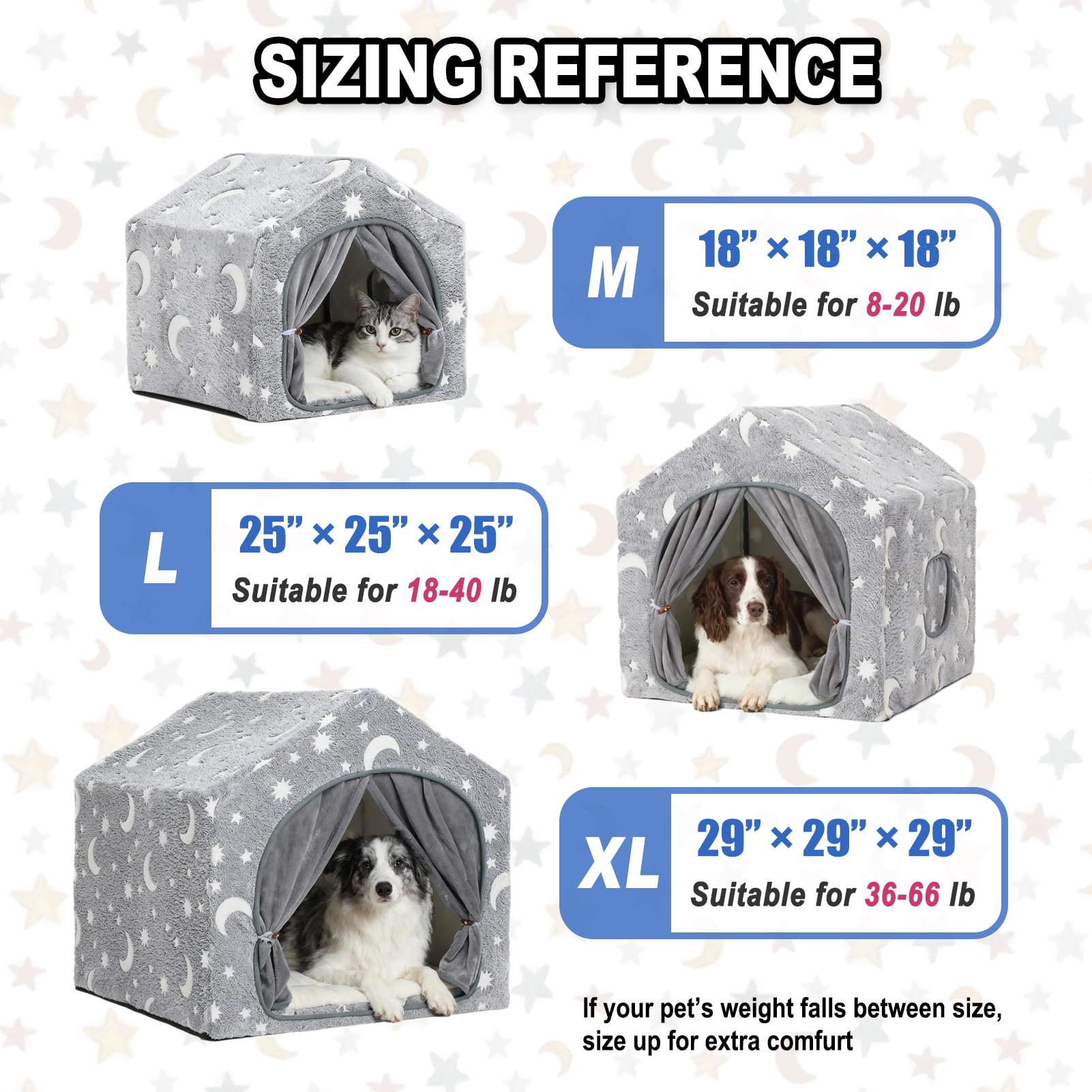 Pelemee 29-inch space; roomy for medium to large dogs up to 66 lbs.