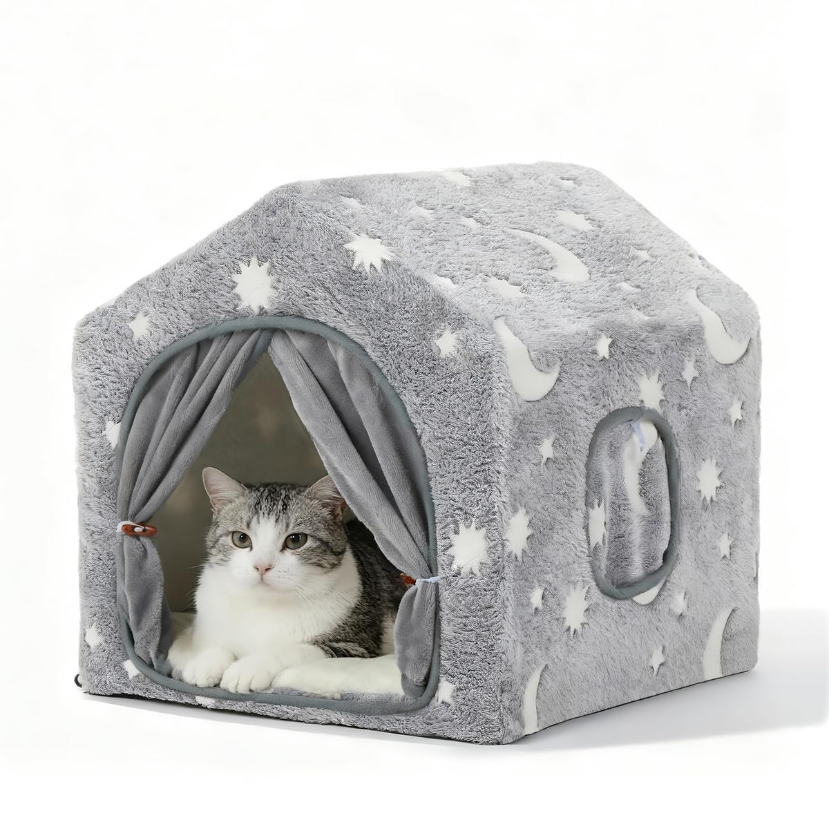Pelemee indoor dog house frame providing stable shelter for small pets