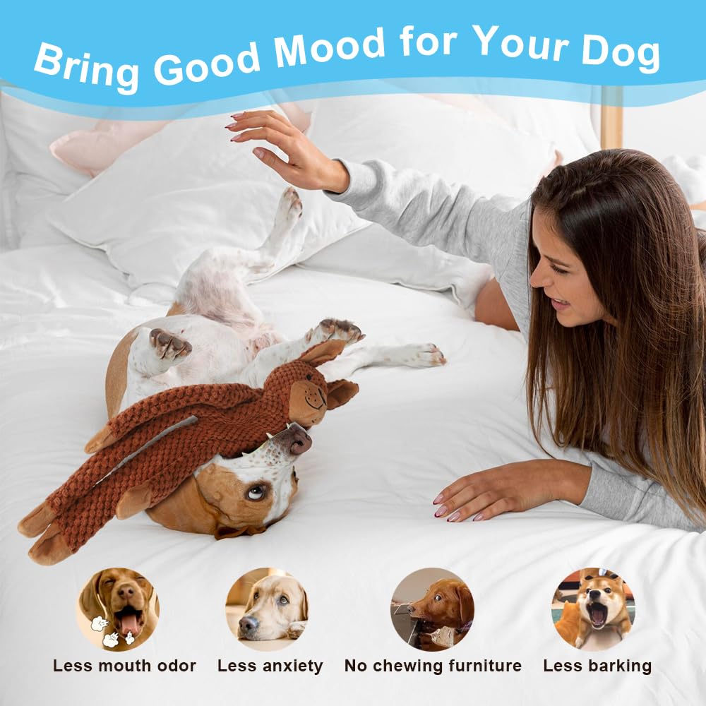 PELTEFLU double-layer stitched toy ensures longer play and durability.