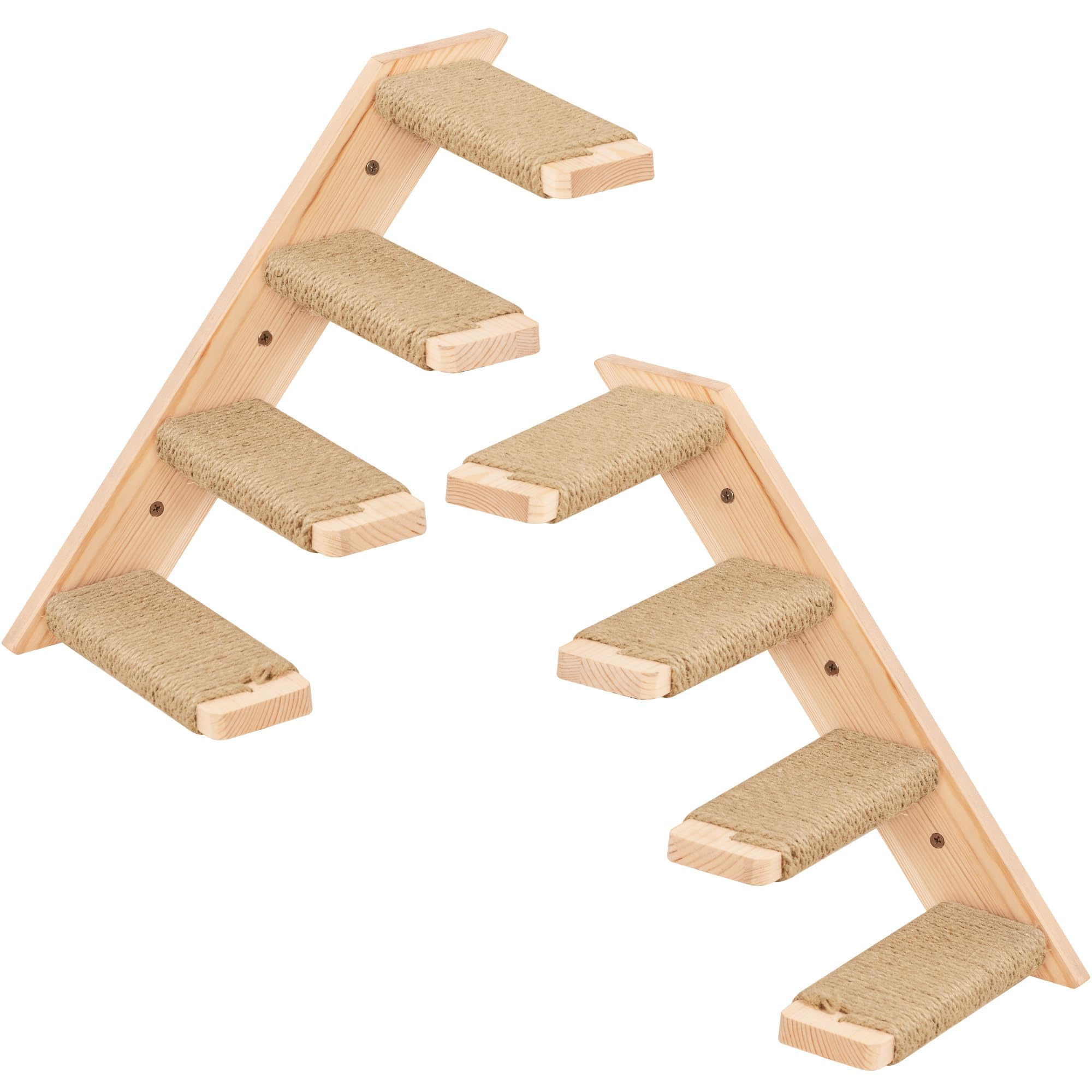 PELUMOZ cat climbing stair shelf left view supports climbing and lounging