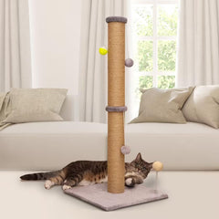 PEL UOMOZ natural sisal rope surface encourages healthy scratching.