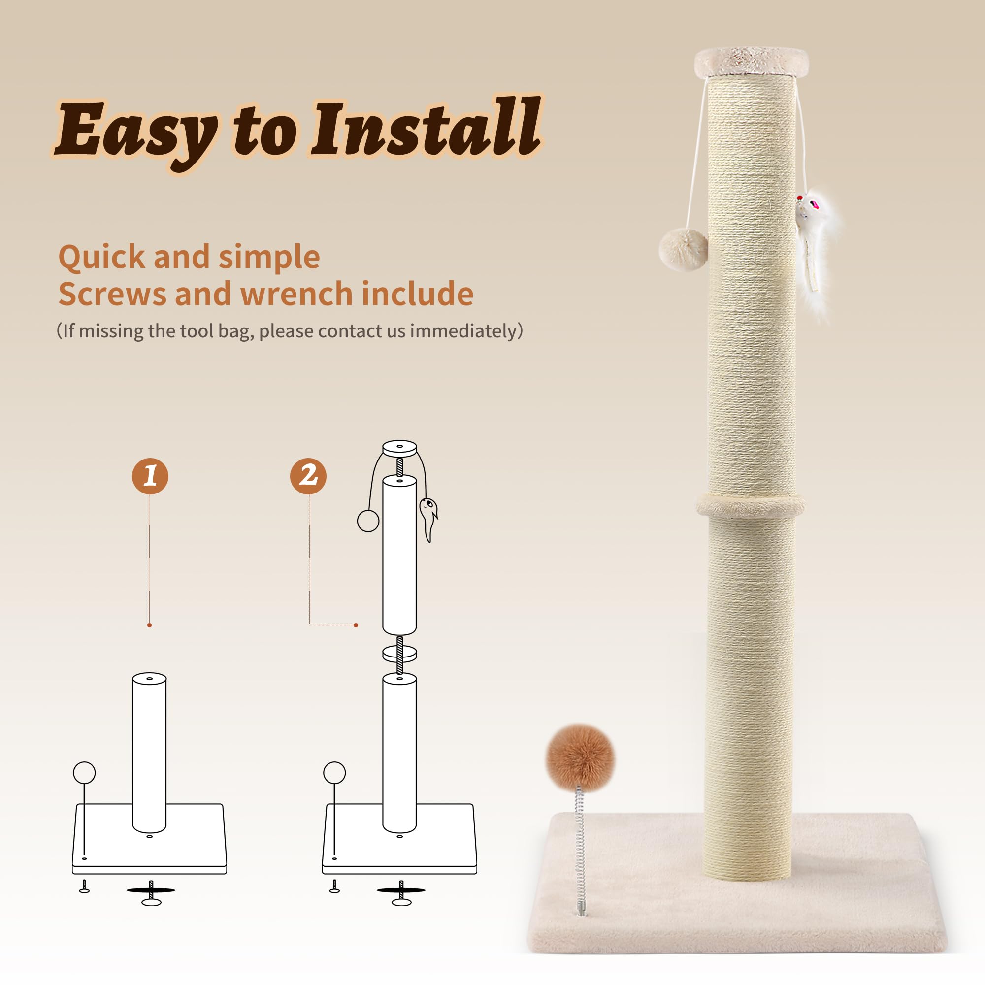 PEL UOMOZ suitable for kittens and adult cats for stretch and scratch.