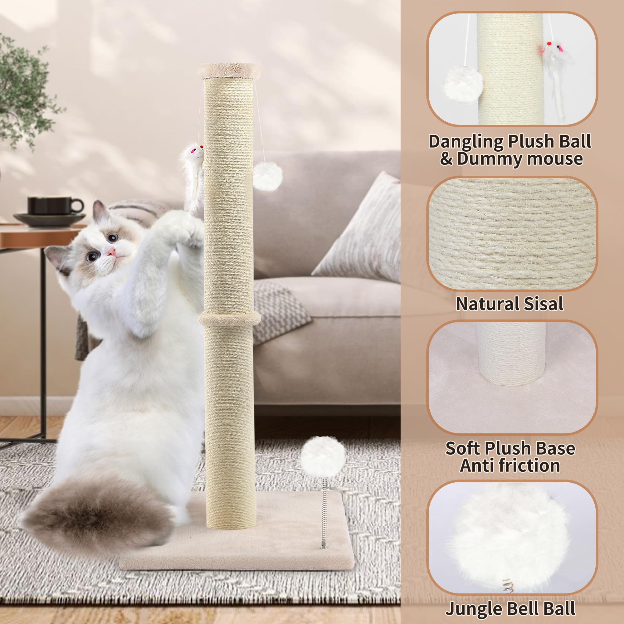 PEL UOMOZ natural hard-wearing wooden base supports heavy use.