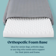 Pelzin Cybarmour bed inside view demonstrates orthopedic foam support