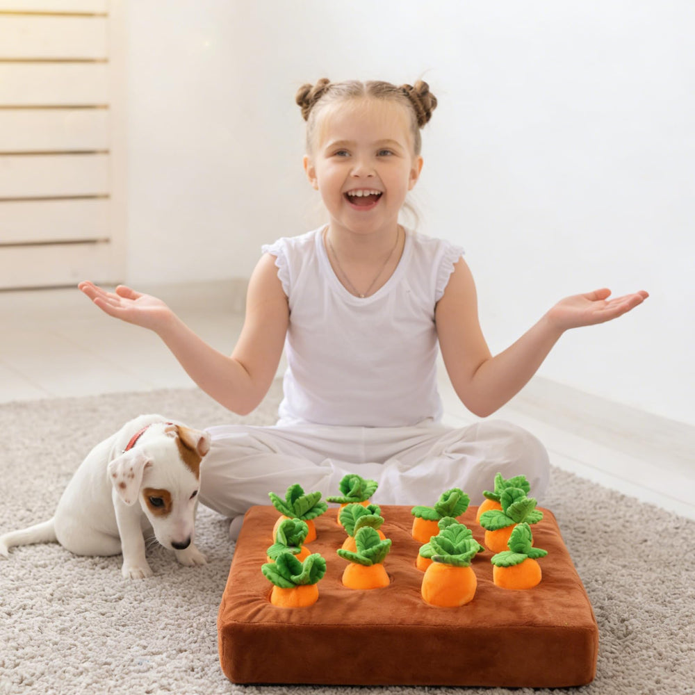 Penitue small-dog PP cotton toy set offers soft textures for safe indoor fun.