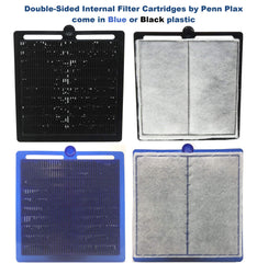 Penn-Plax Cascade 300 filter with poly-fiber floss traps debris for clearer water