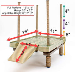 Penn-Plax Reptology Docking Ramp enables easy access onto the pier