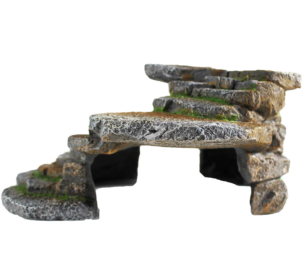 Penn-Plax Reptology Shale Scape dimensions 11W x 8.25D x 4H fit your setup.